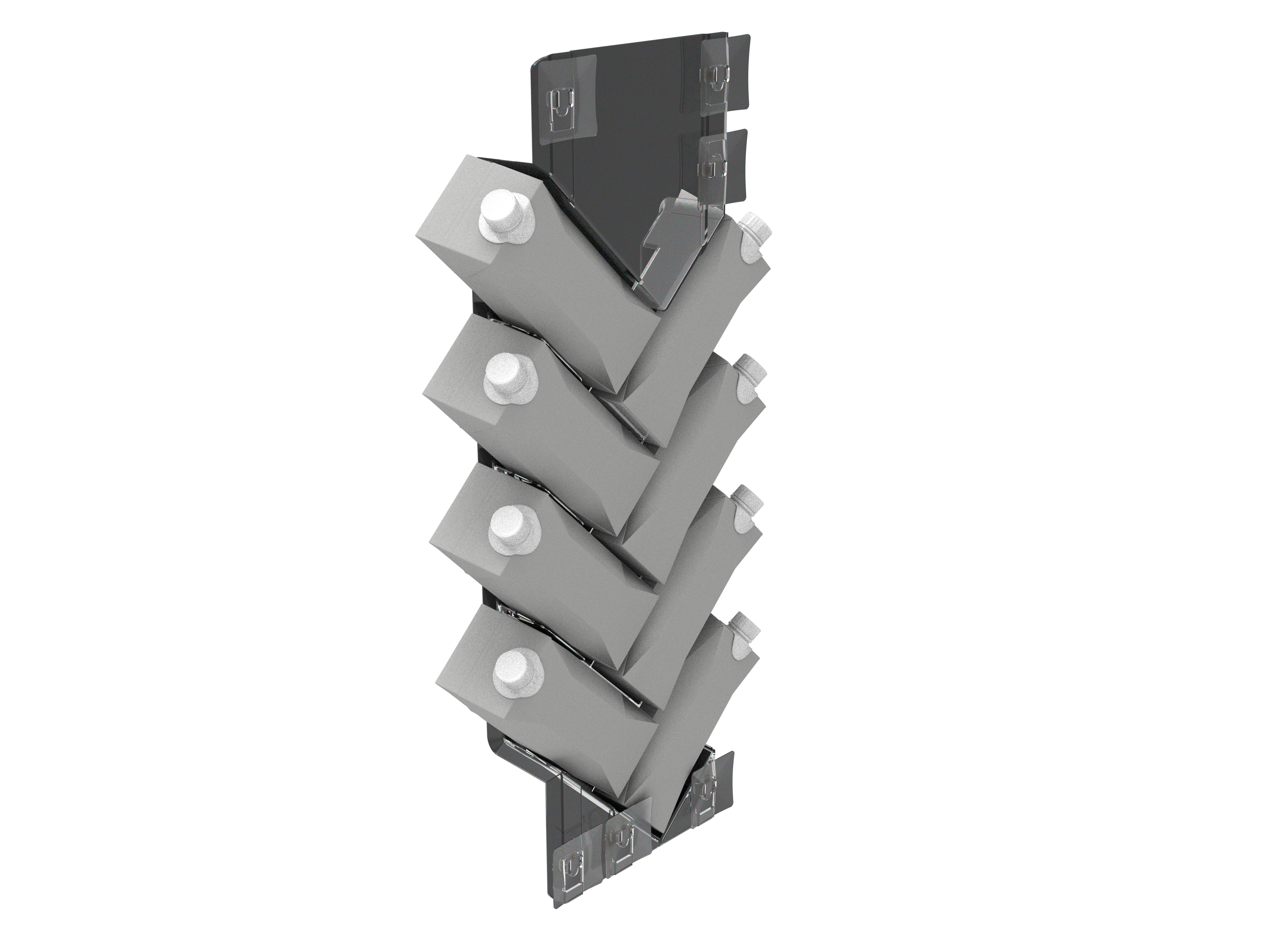 Hi Vis HVV-8A Vertical Rack (5 pack) – Displays by Martin Paul Inc.